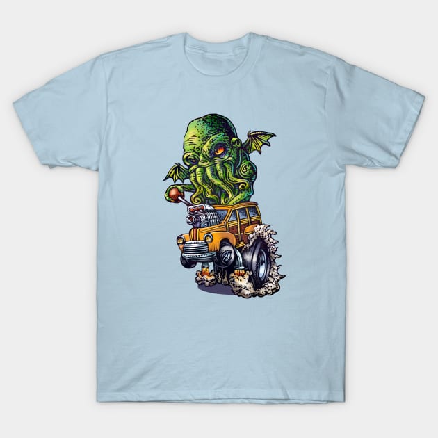 R'lyeh Wagon T-Shirt by ChetArt